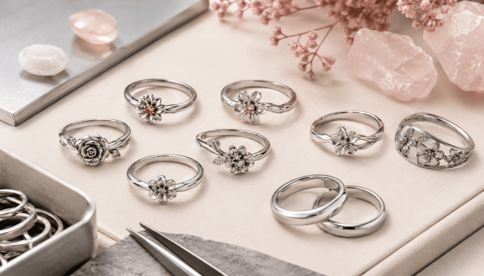 Timeless Blooms: Custom Birth Flower Rings for Festive Collections