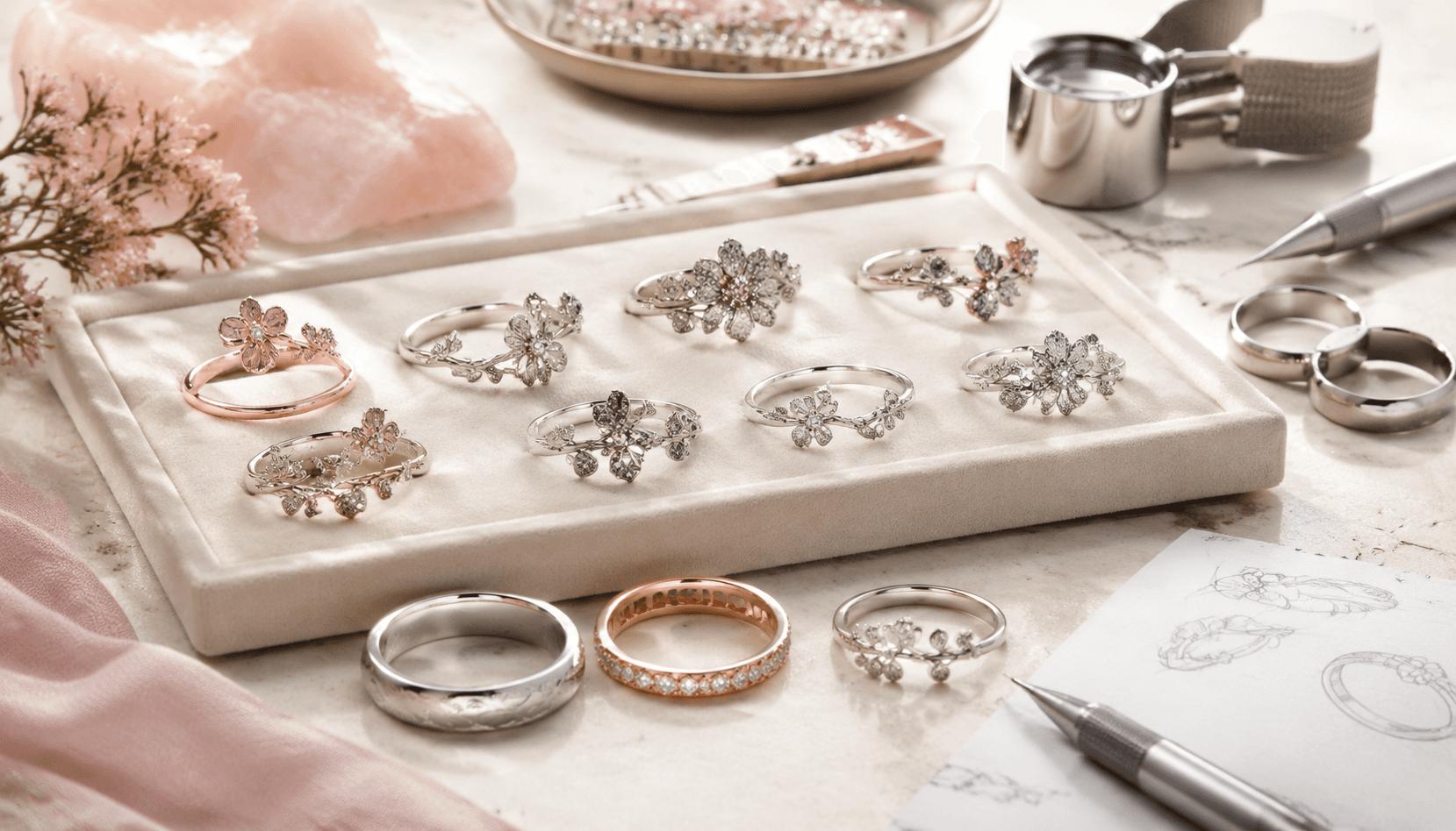 Timeless Moments: Holiday & Seasonal Birth Flower Rings