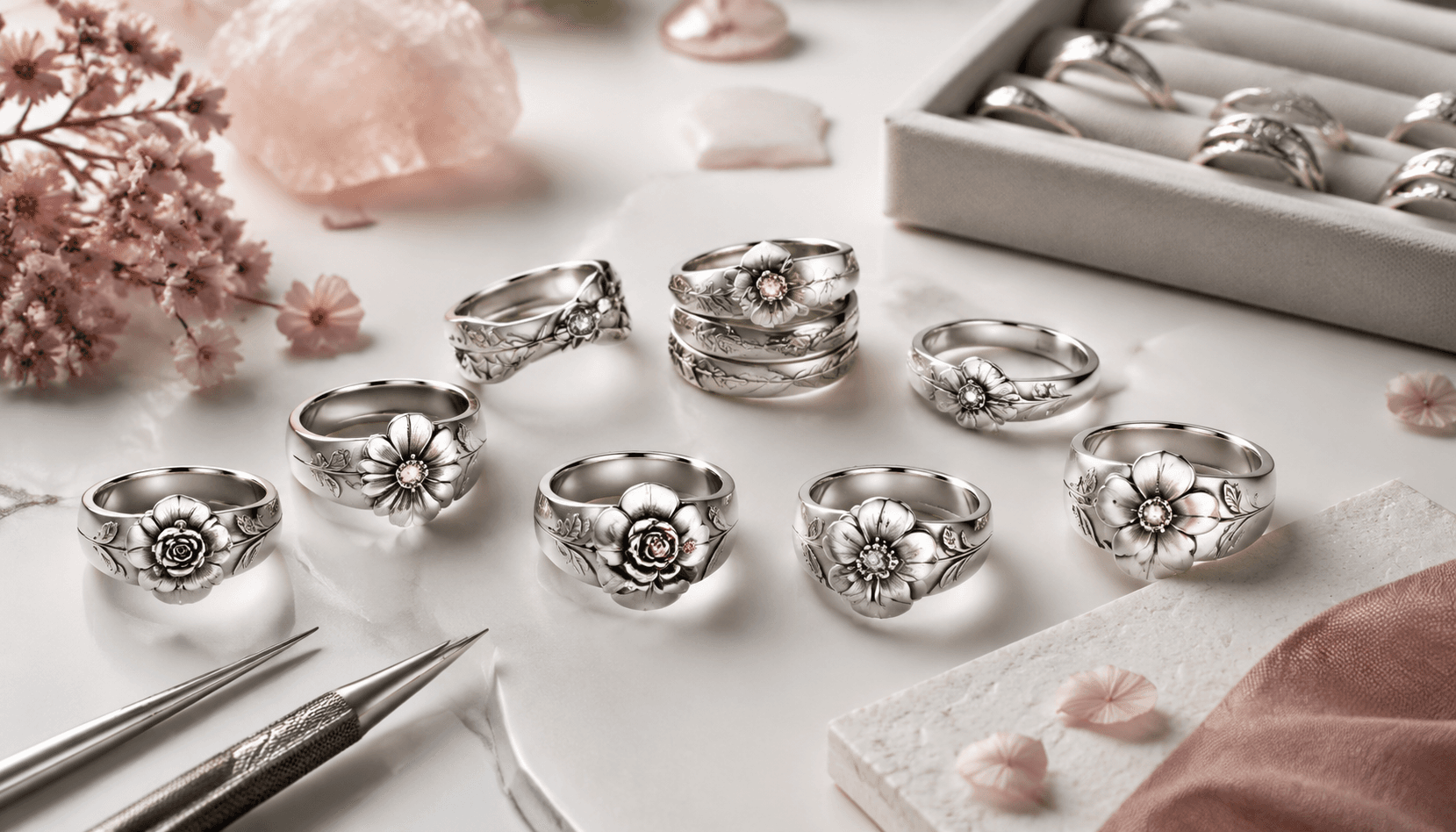Timeless Elegance: Custom Birth Flower Rings for Every Season and Celebration