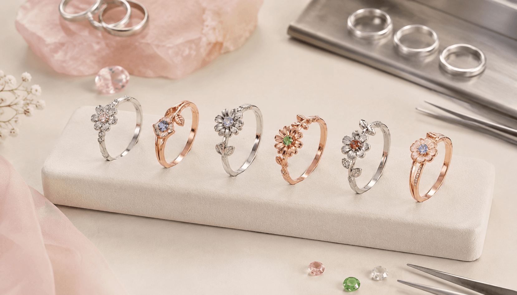 Gifting Seasons in Bloom: Limited Birth Flower Rings