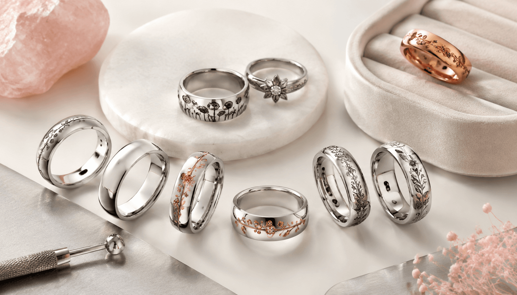 Timeless Keepsakes: Seasonal & Holiday-Inspired Custom Birth Flower Rings