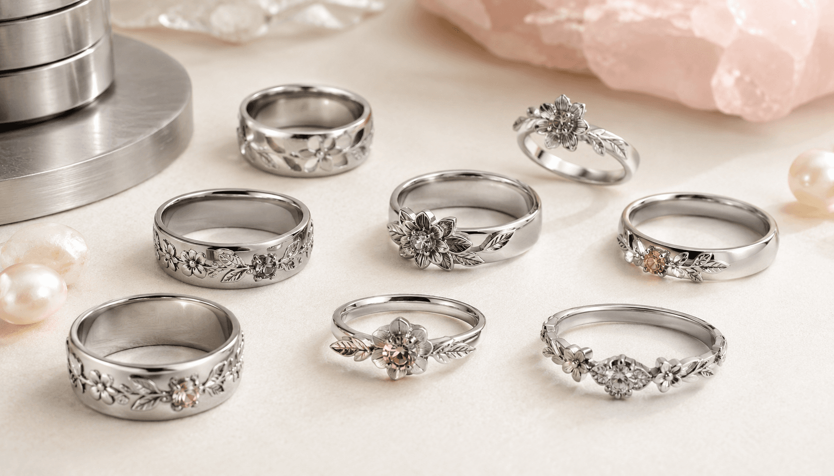Timeless Seasons: Custom Birth Flower Rings for Every Occasion