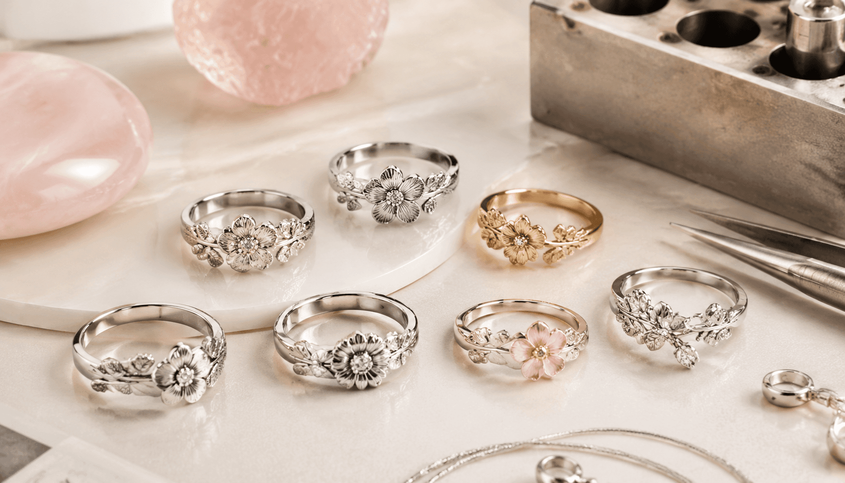 Seasonal Splendor: Exclusive Birth Flower Rings for Every Occasion