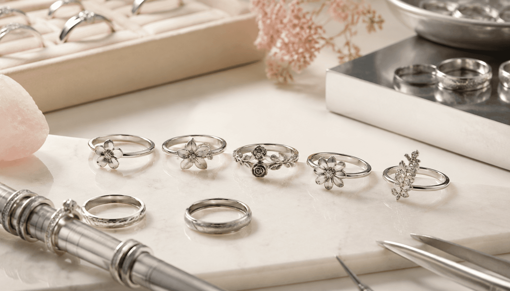 Flourish by the Season: Luxe Birth Flower Rings Reimagined