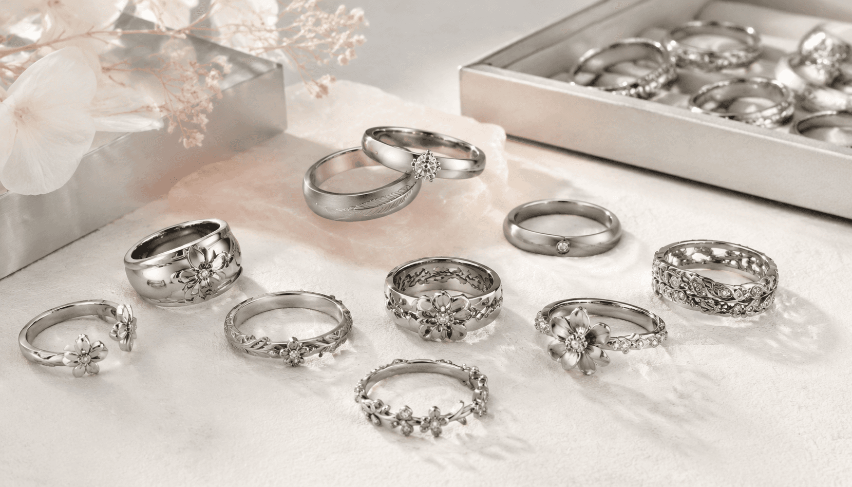 Floral Moments, Festive Magic: Custom Rings for Every Occasion