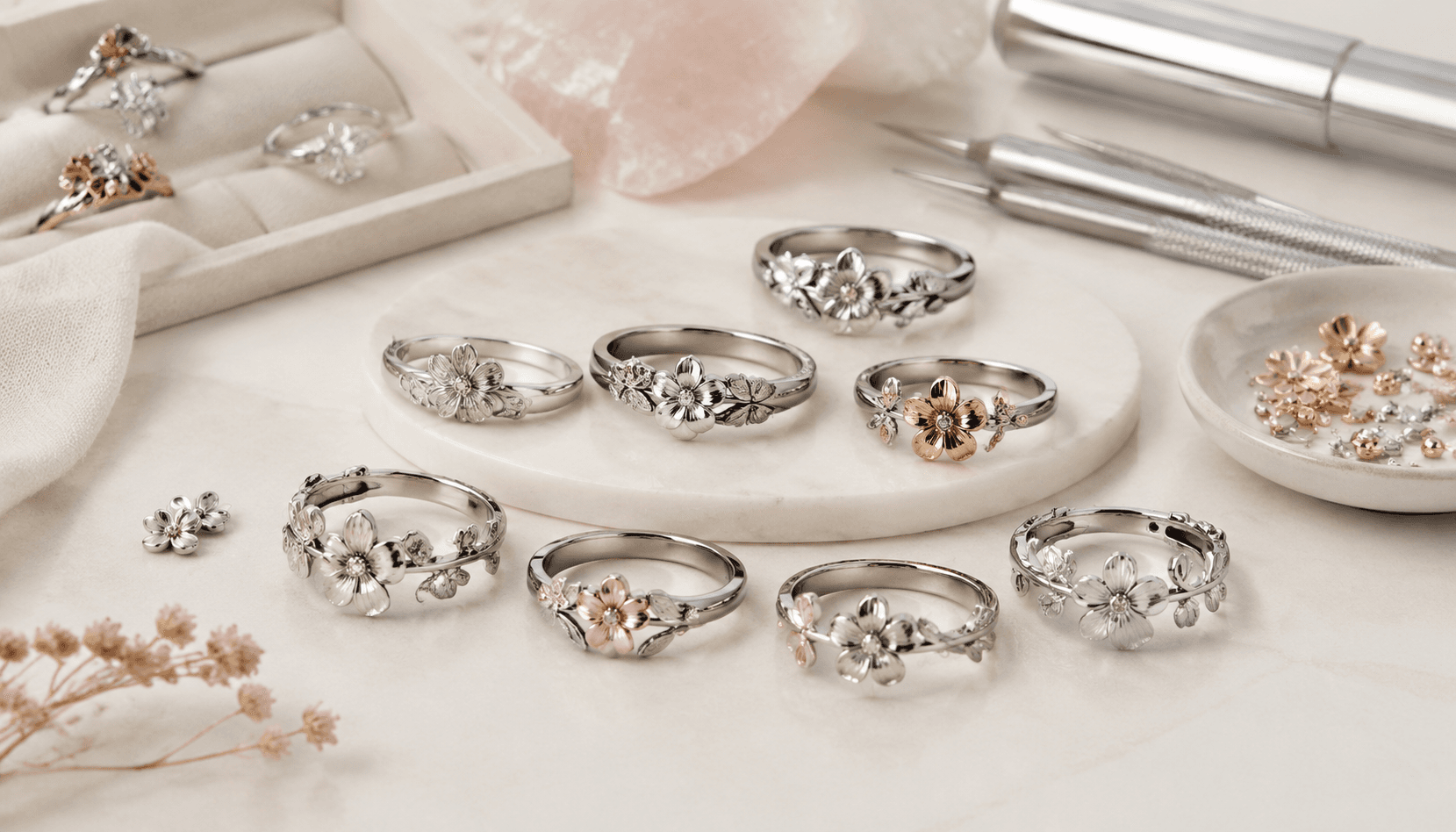 Bloom by Occasion: Seasonal Birth Flower Rings for Every Celebration