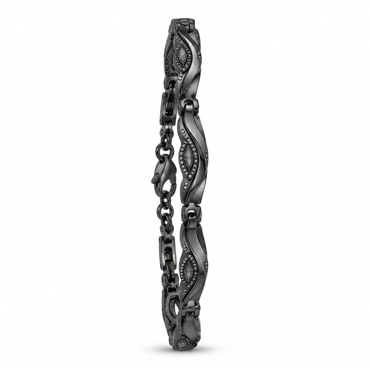 Labradorite Ocean Twist Steel Bracelet - image 2