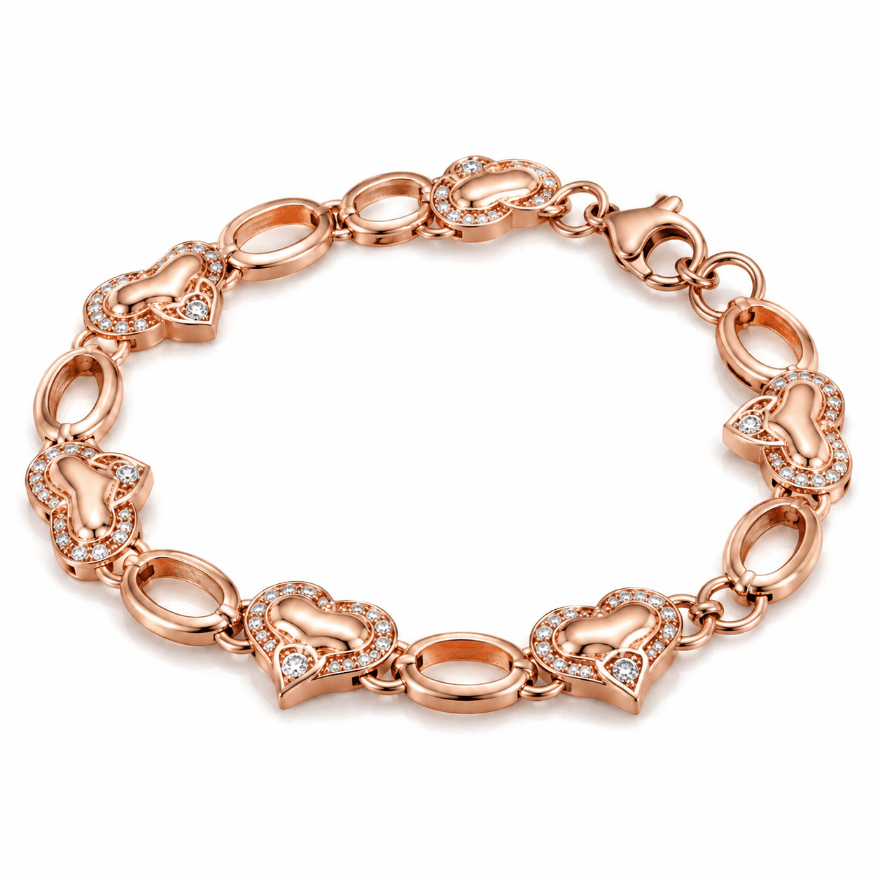Eternal Twist Heartbeat 316L Stainless Steel Bracelet - image 3