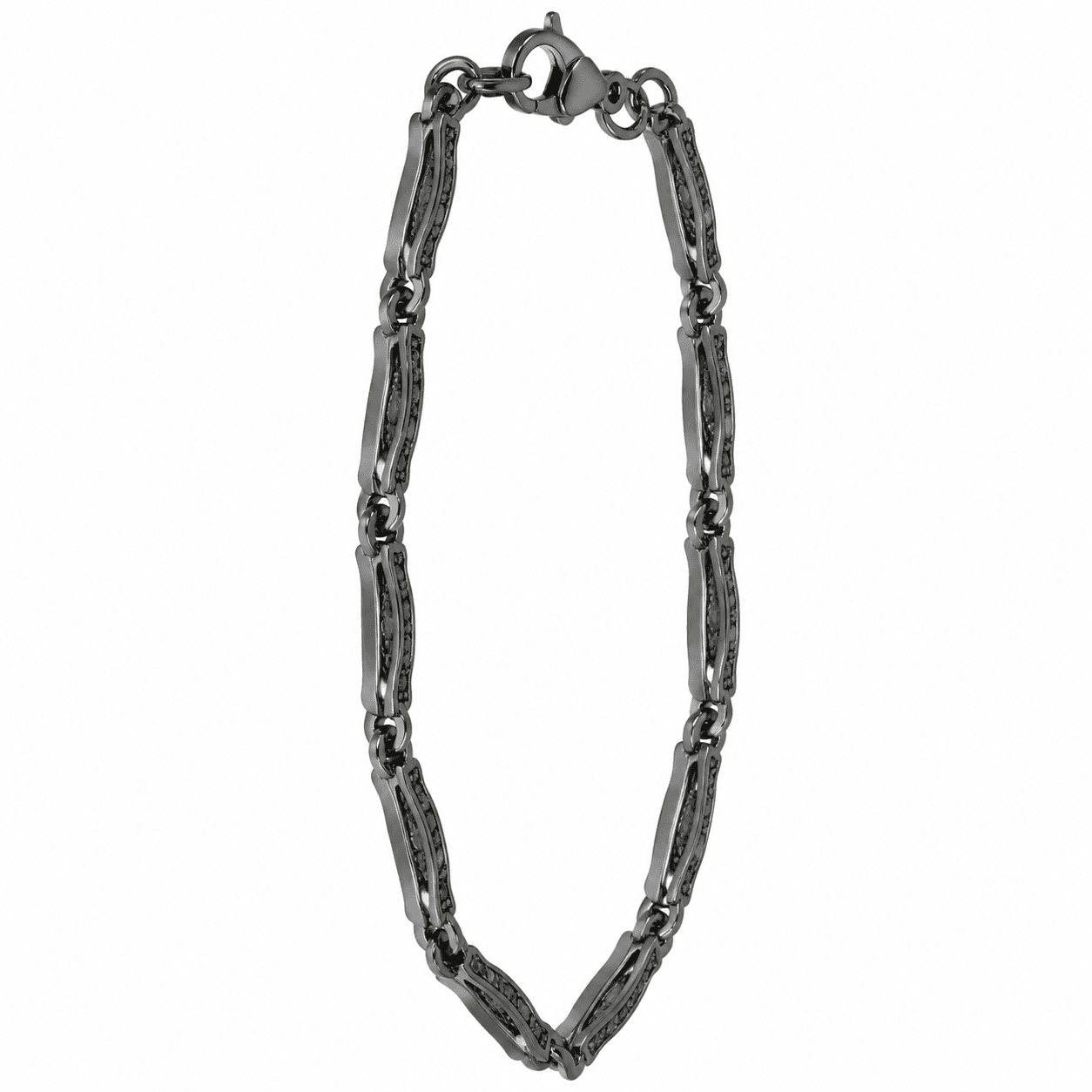 Pulsera de acero Ocean Twist de labradorita - image 2