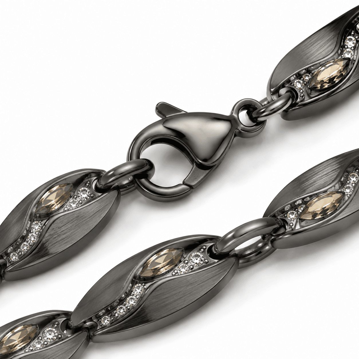 Pulsera de acero Ocean Twist de labradorita - image 3