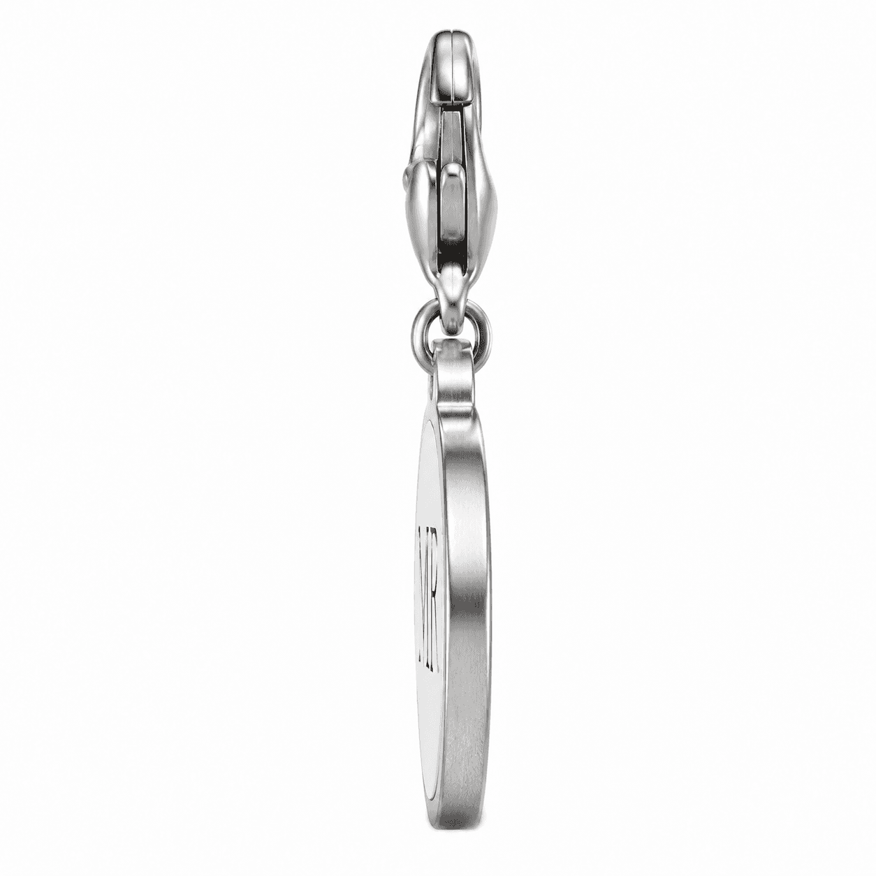 Monogram Orbit Circle Charm 316L Stainless Steel 16 25mm 2