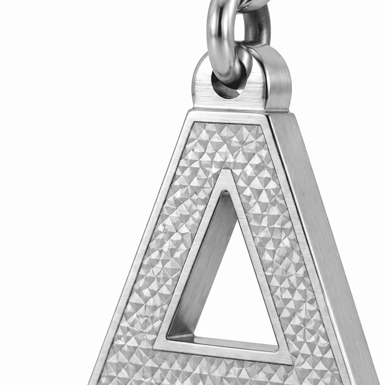 KiteGlyph Initial Pendant 316L Stainless Steel Charm 3
