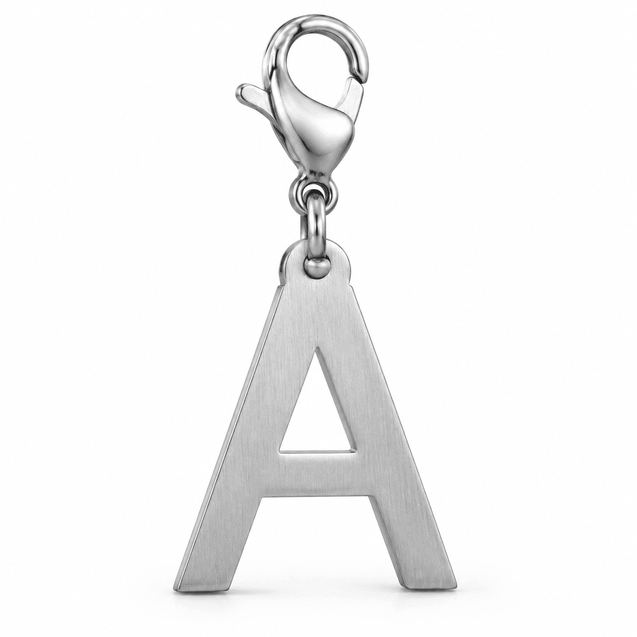KiteGlyph Initial Pendant 316L Stainless Steel Charm 4