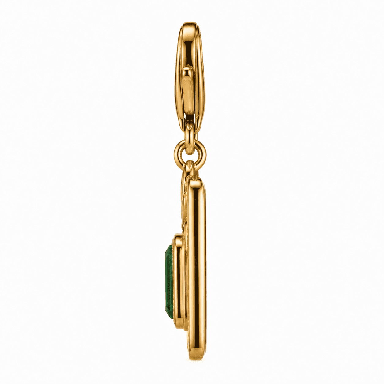 Mint Lily Emerald Cut Charm 2