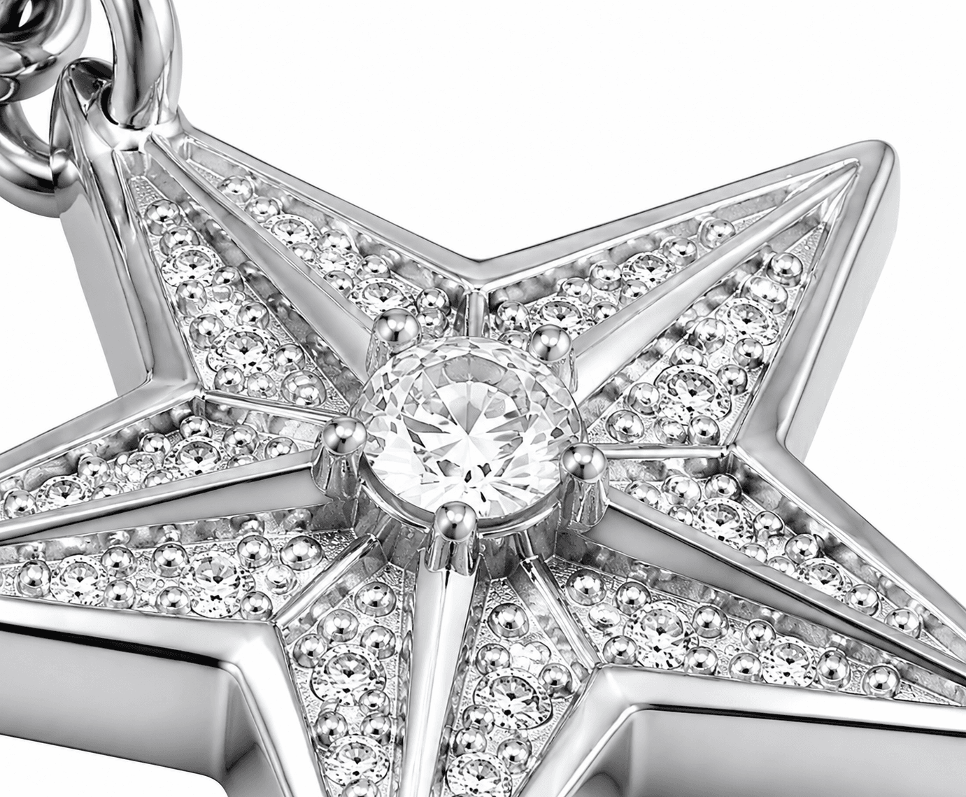 Aurora Galaxy Spiral Prestige 316L Stainless Steel Charm 3