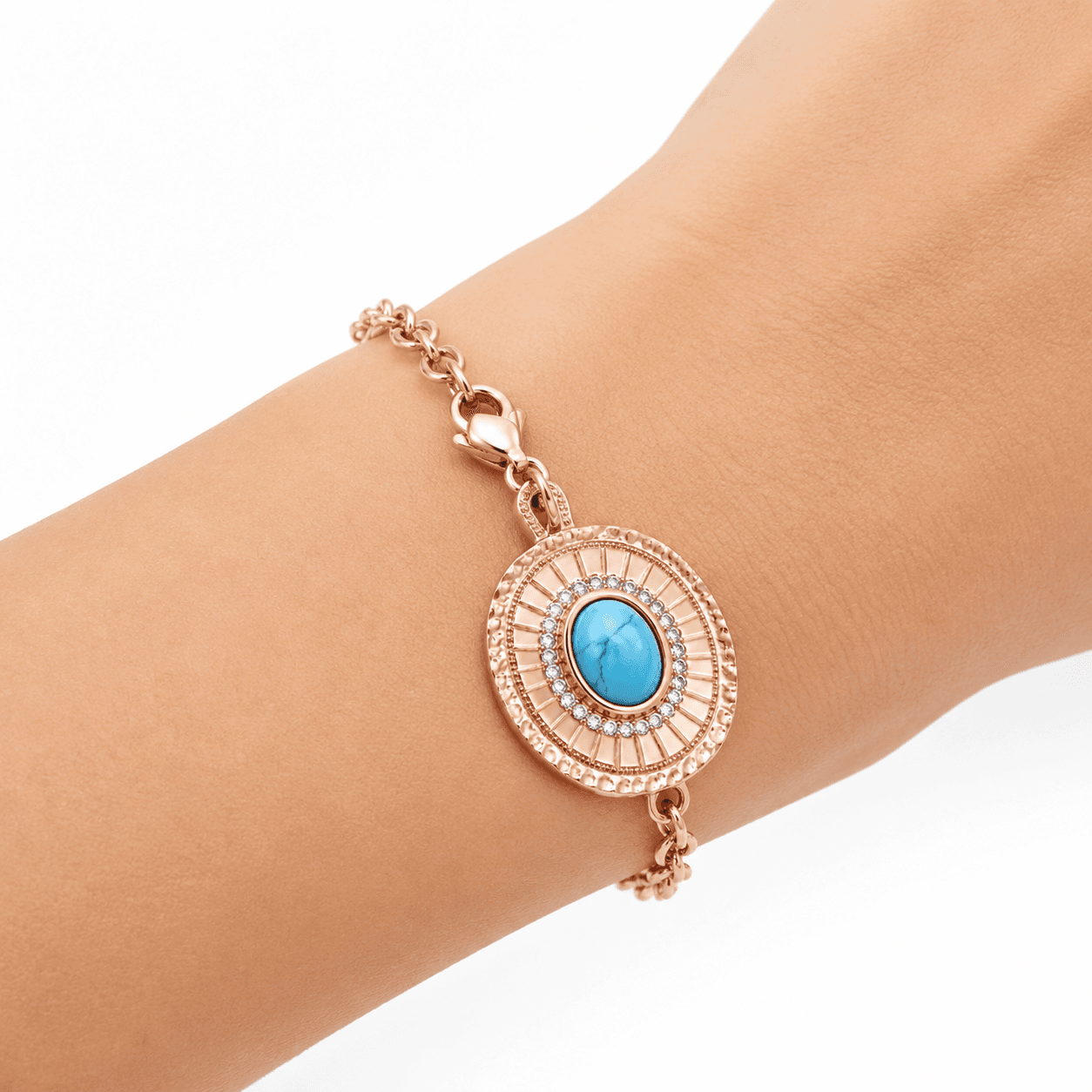 Lunar Oval Two Tone Bezel Charm 5