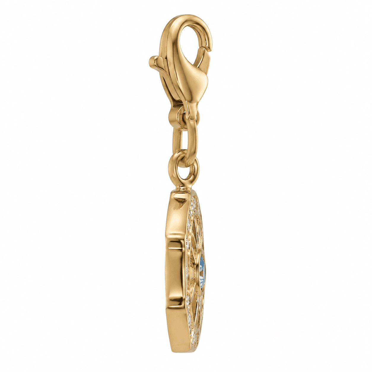Nebula Vortex Galaxy Spiral 316L Stainless Steel Charm 2