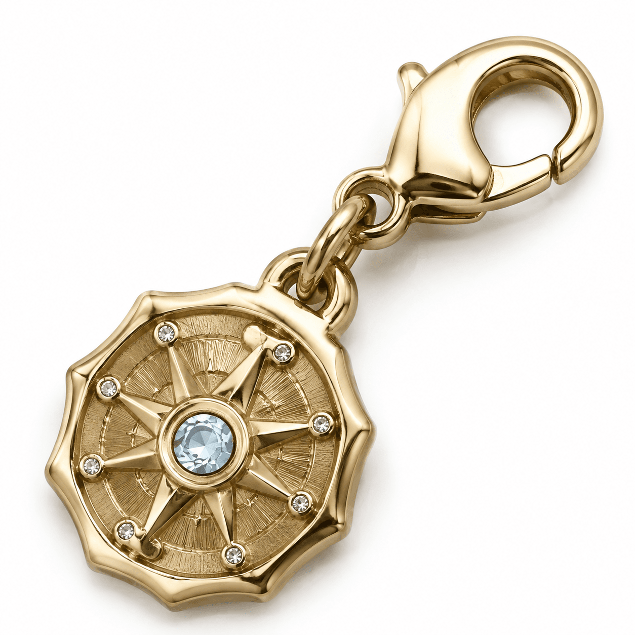 Nebula Vortex Galaxy Spiral 316L Stainless Steel Charm 3