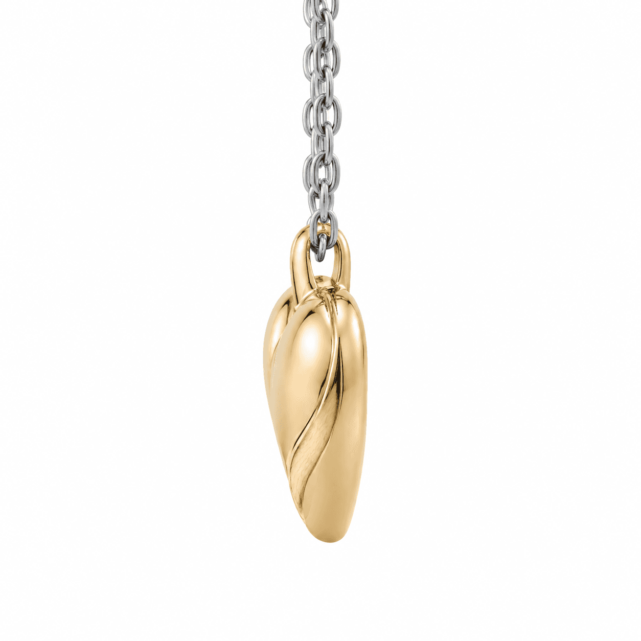 Personalized Sculptural Heart Charm Necklace | OEM/ODM - image 2
