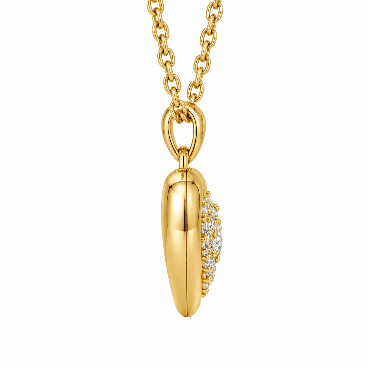 Golden Comet 12mm Crystal Marquise Necklace - image 2