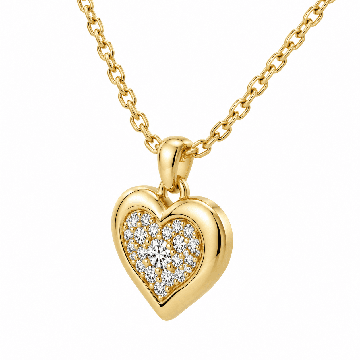 Golden Comet 12mm Crystal Marquise Necklace - image 3