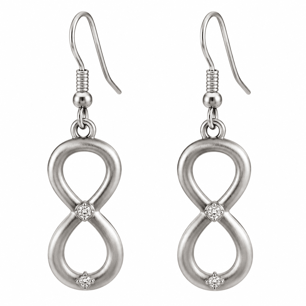 Twisted Geometry Wire Drop Earrings