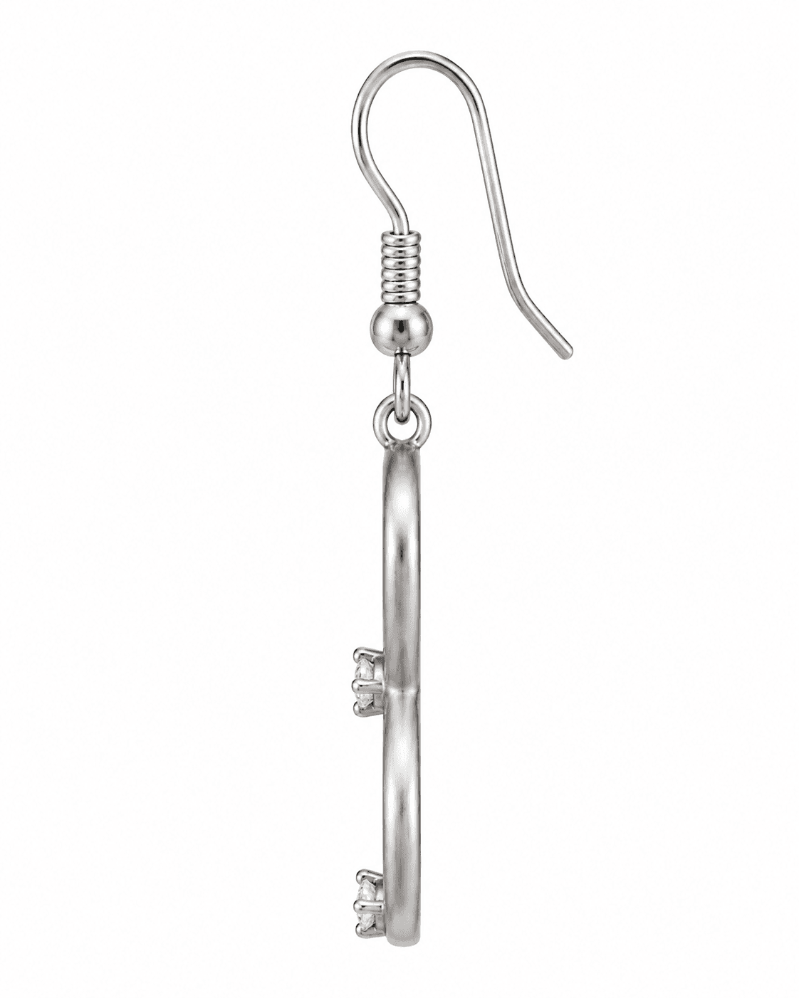 Twisted Geometry Wire Drop Earrings 2