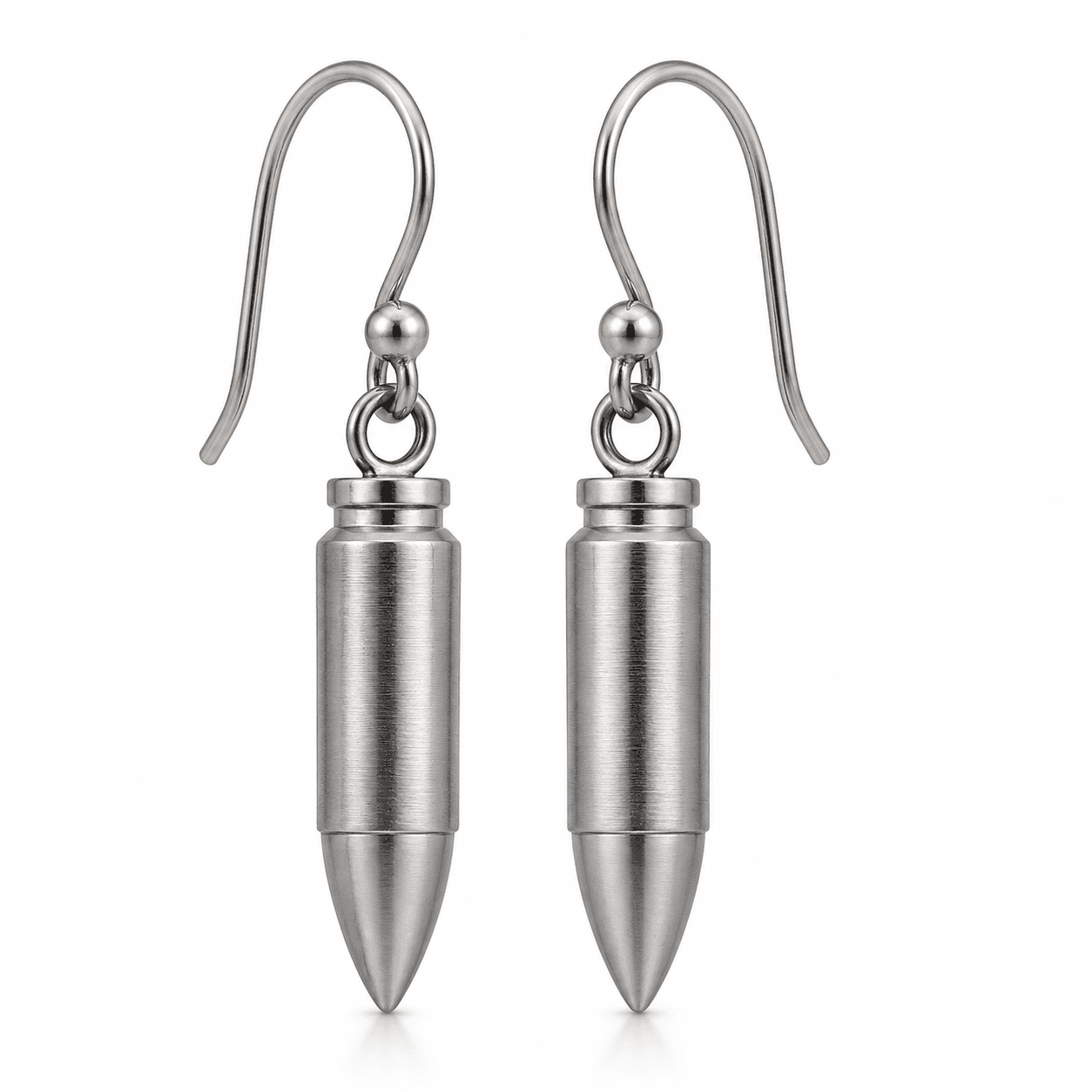 Tracer Orbit Circle Earrings - 316L Stainless Steel Gunmetal
