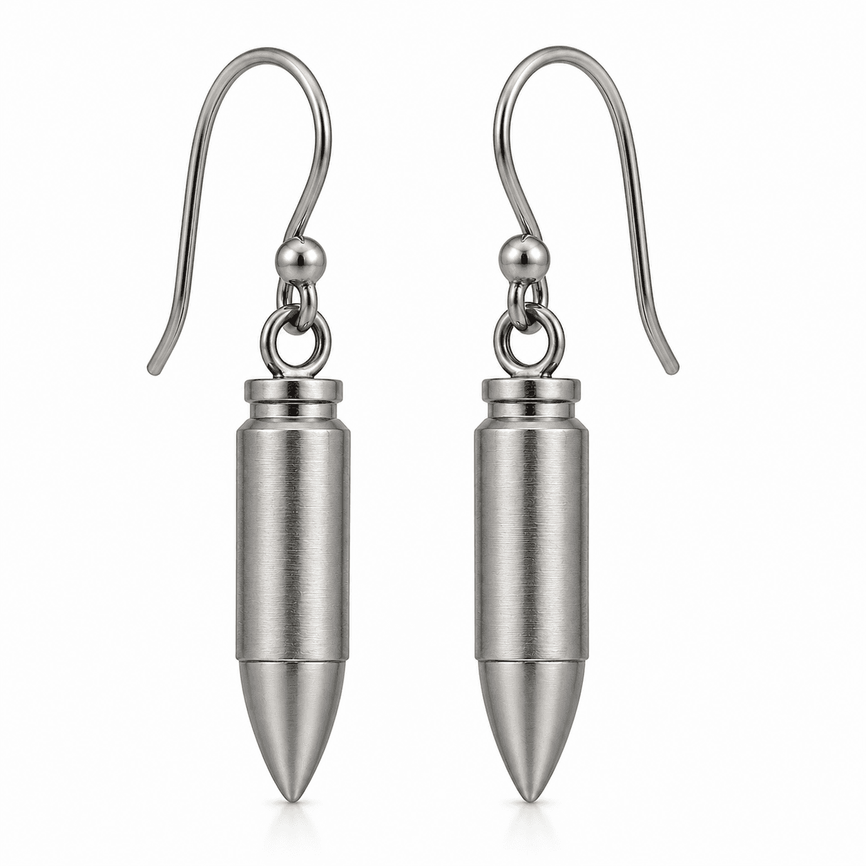 Tracer Orbit Circle Earrings - 316L Stainless Steel Gunmetal 4