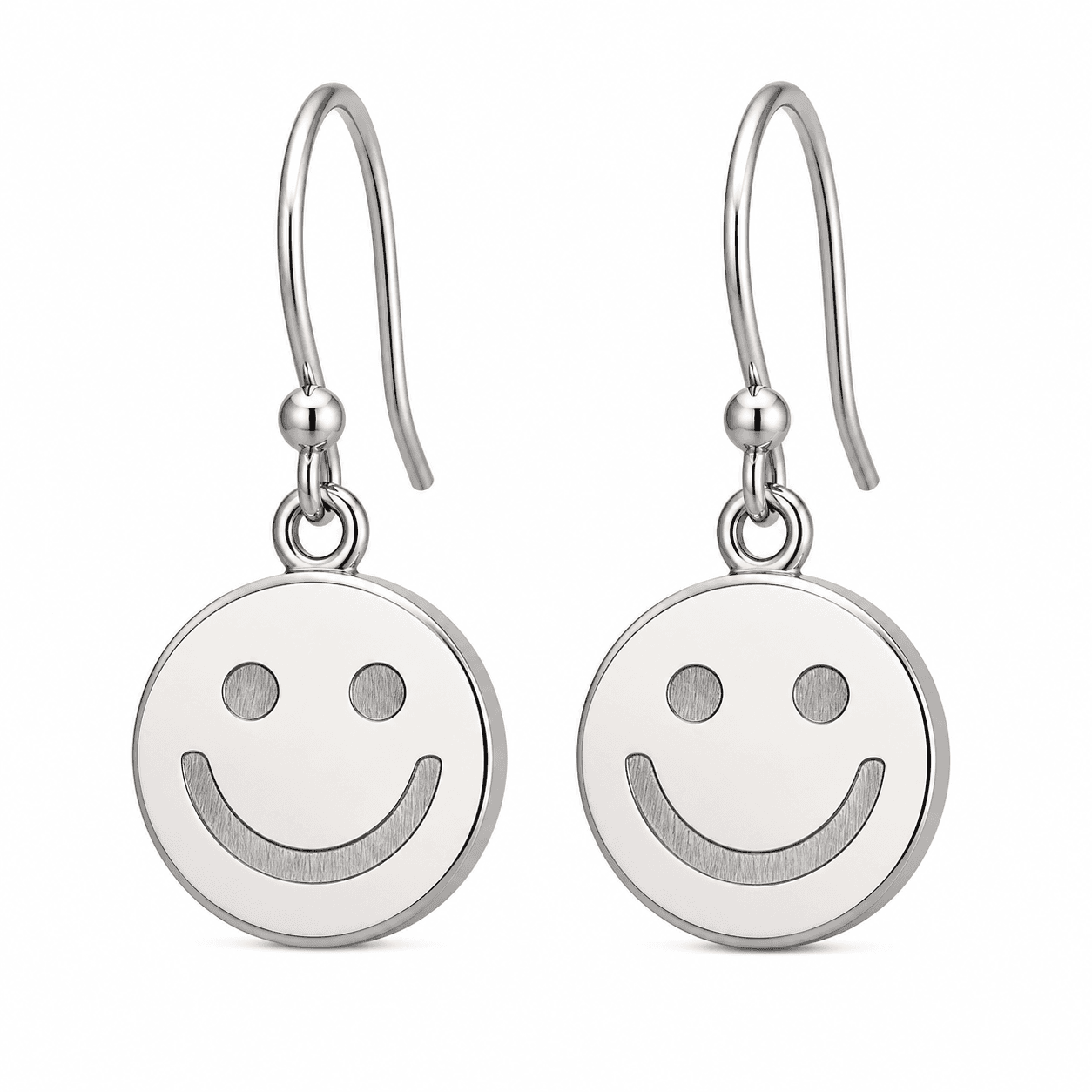 PetalGlow Duo Stainless Steel Stud Earrings