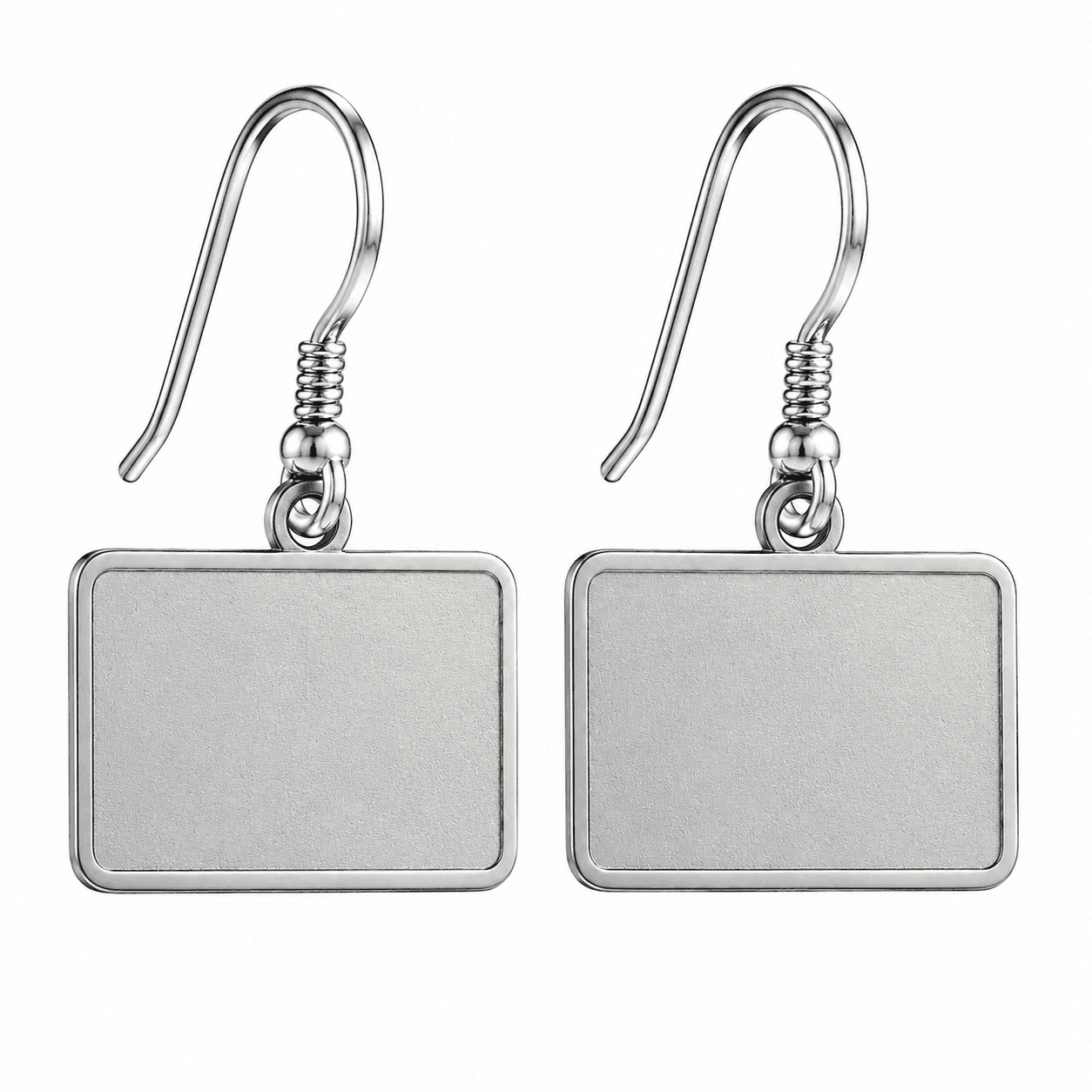Patriotic Prism Rectangles - 316L-Edelstahl-Ohrringe 4