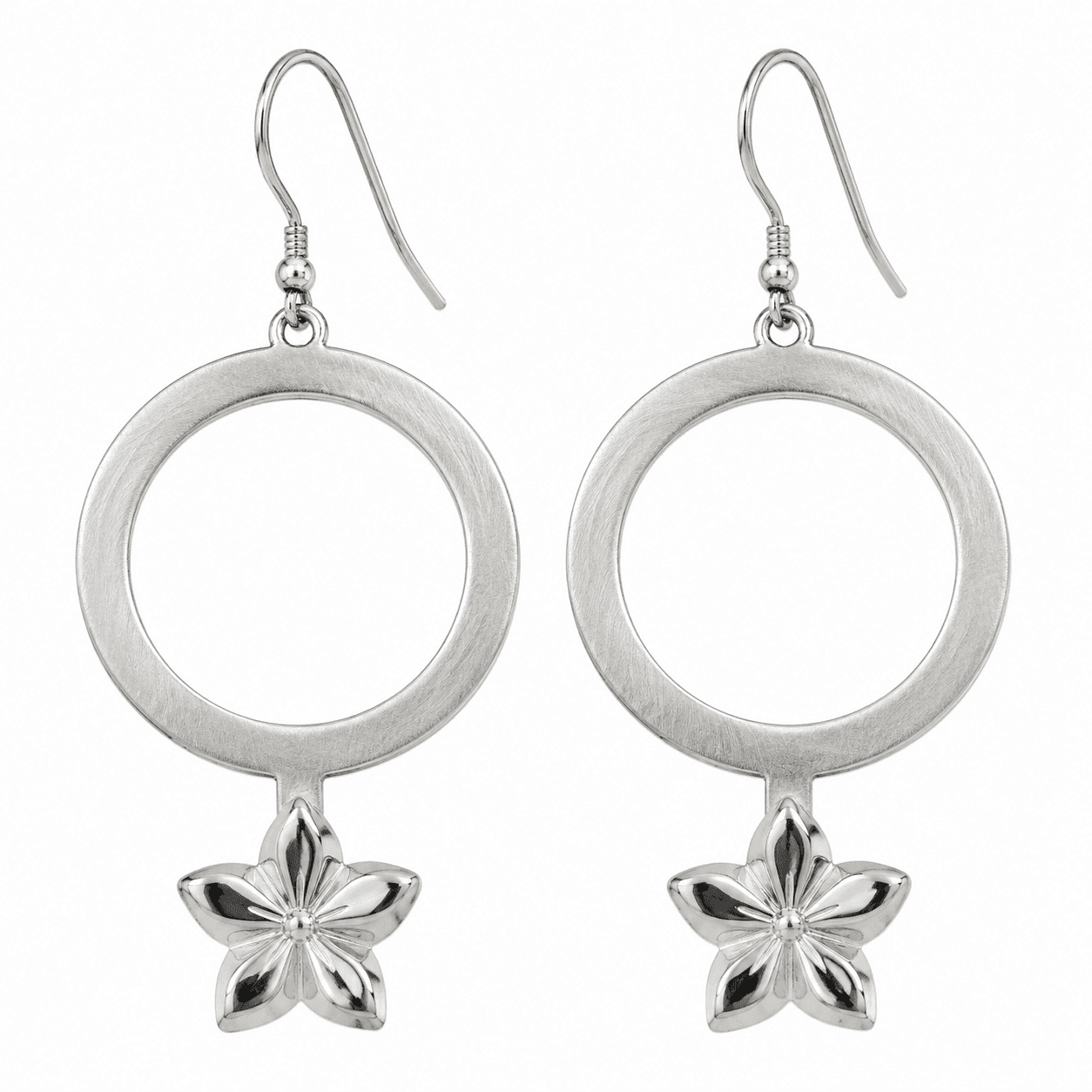 BloomLace Circle Hoop Earrings