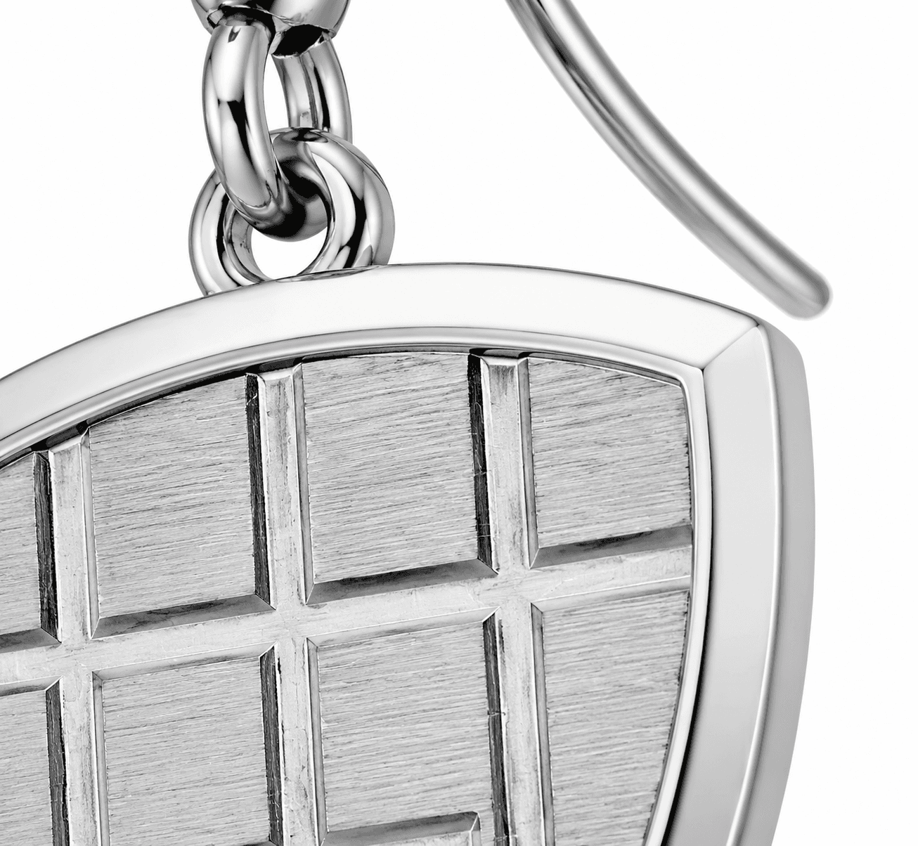 GridIron Circle Silhouette Earrings 3