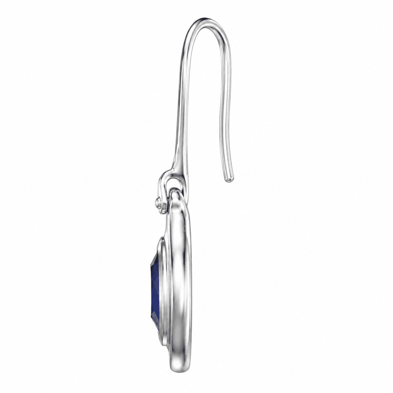 Azure Axis Aretes ovalados de zafiro 2