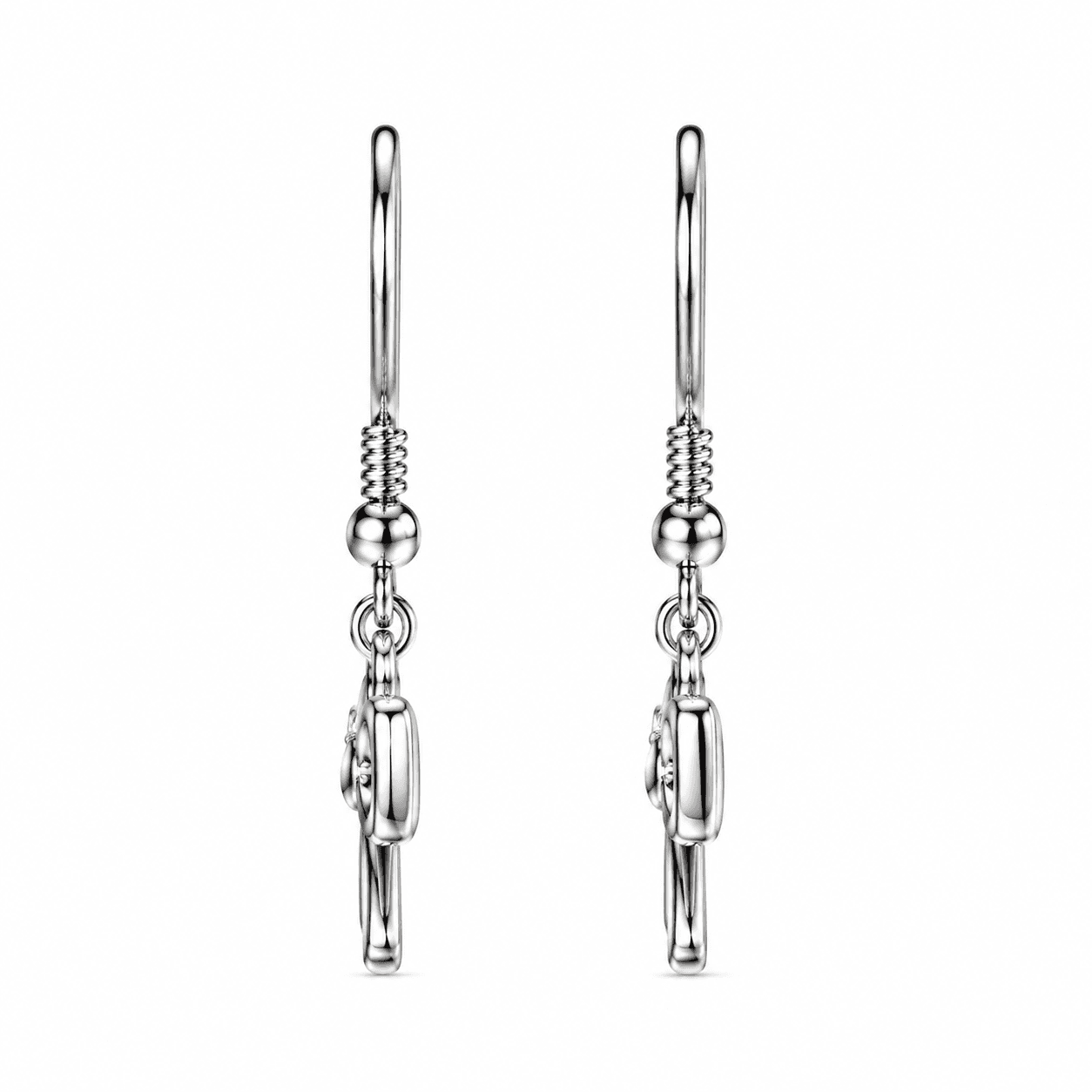 BowCut Boucle d'oreille ronde en acier inoxydable - clous d'oreilles 2