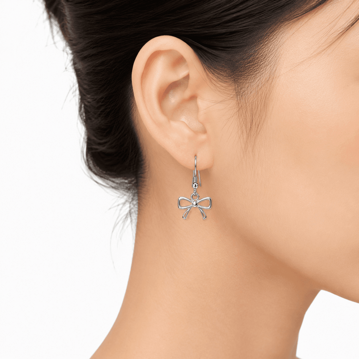 BowCut Boucle d'oreille ronde en acier inoxydable - clous d'oreilles 5
