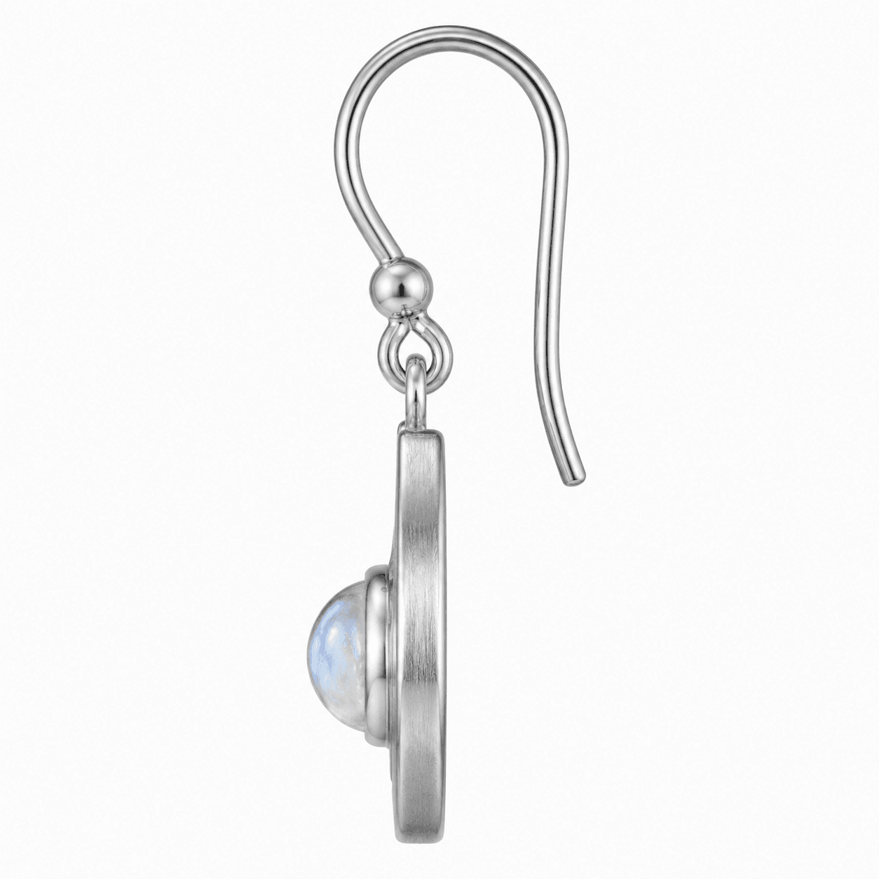 LunaNoir Teardrop Moonstone Earrings 316L Stainless Steel 2