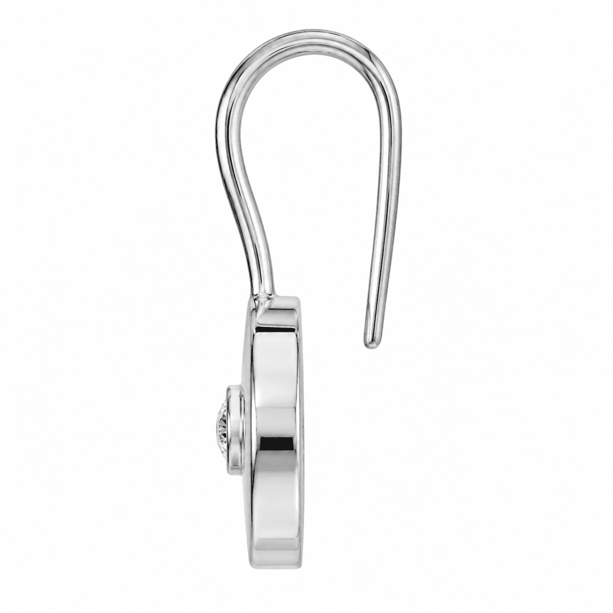OpenCircle Solitaire CZ Stud Earrings 2