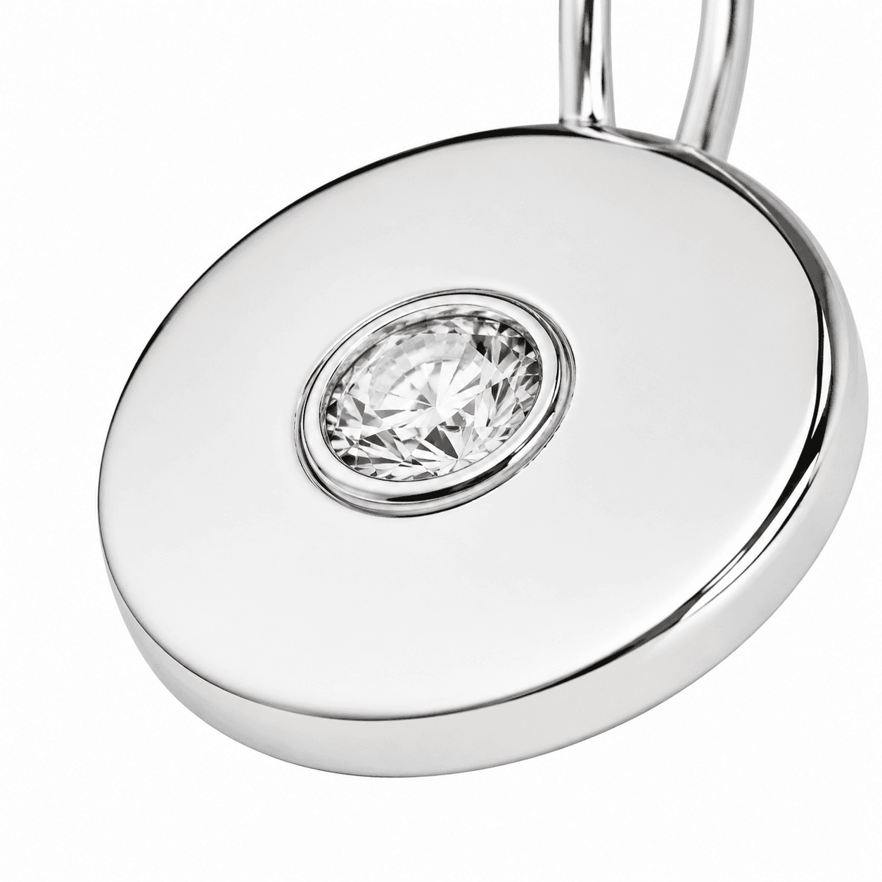 OpenCircle Solitaire CZ Stud Earrings 3
