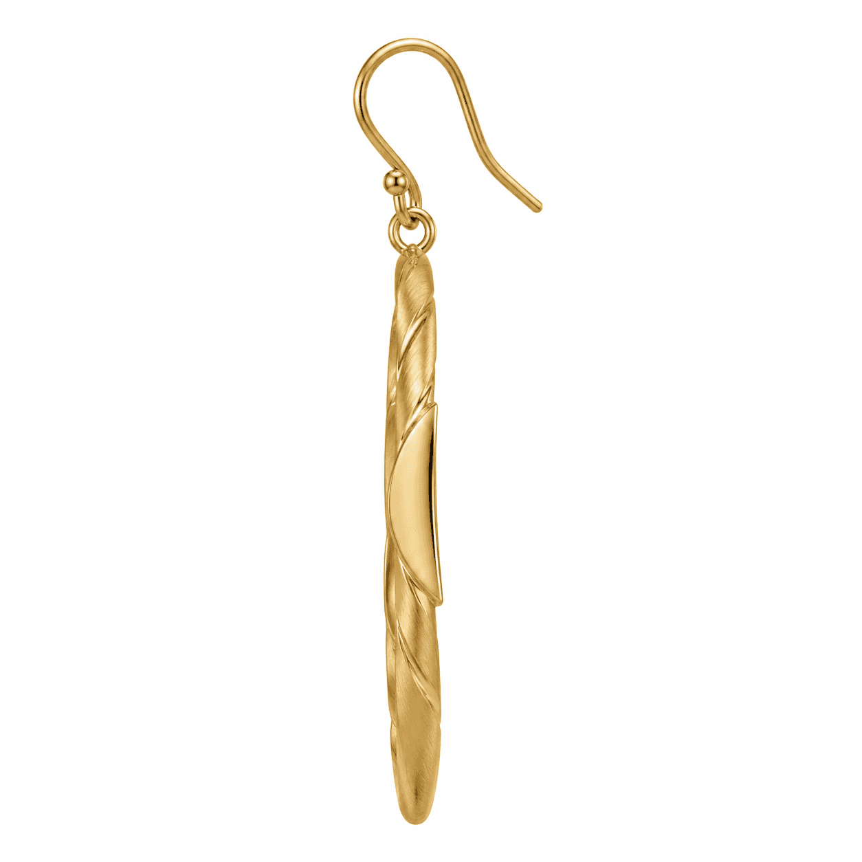 Orecchini a cerchio in acciaio inossidabile 316L Liquid Orbit Twist 2