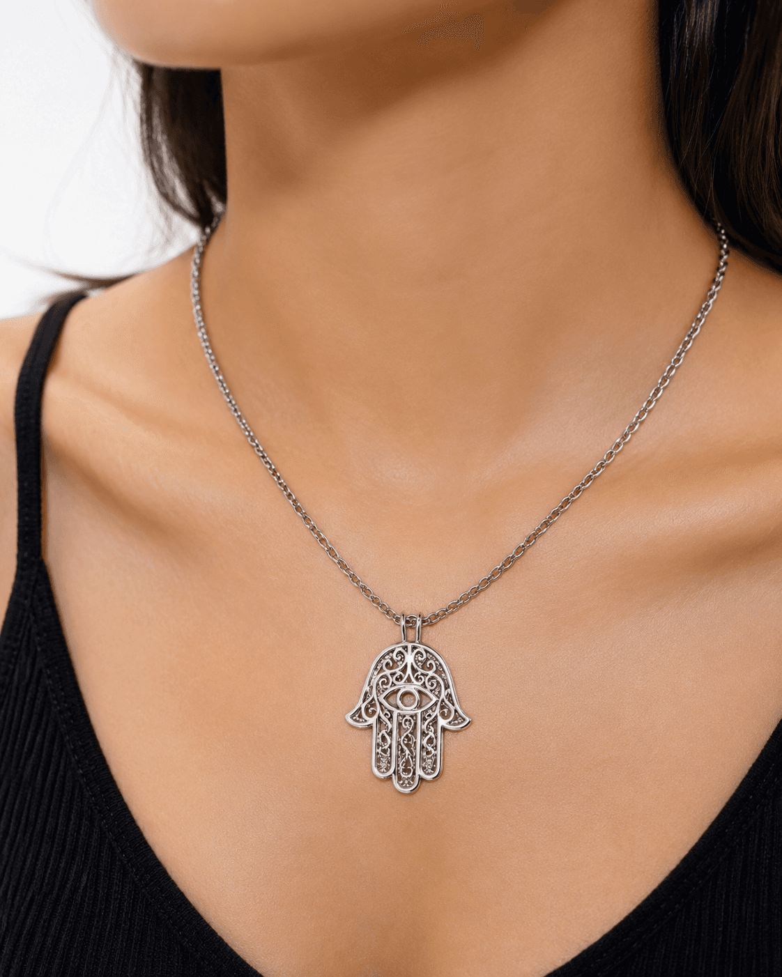 Lattice Hamsa Reverie чокер из нержавеющей стали 5