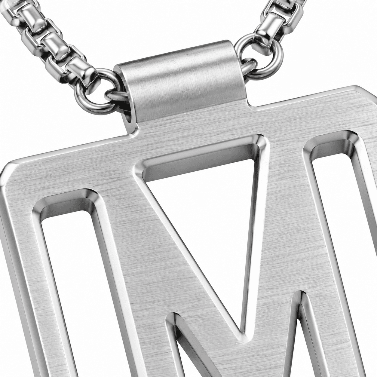 HexGlyph Initial Monogram Pendant Necklace 3