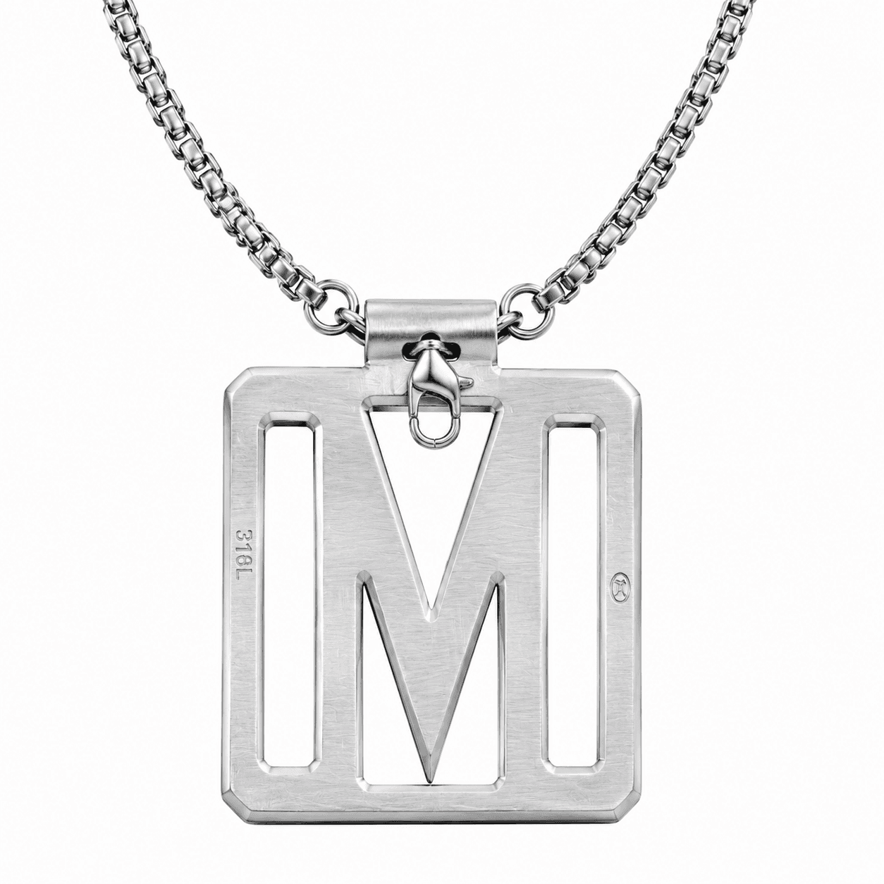HexGlyph Initial Monogram Pendant Necklace 4