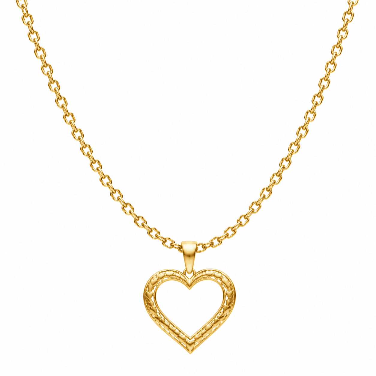 Parallattice Echo 316L Charm Chain with 18K Gold Plating