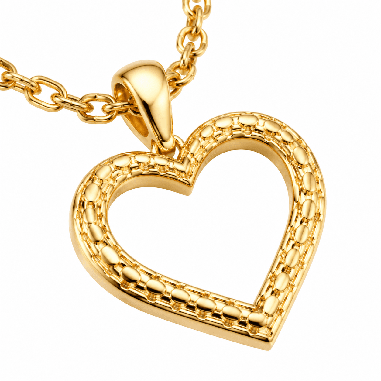 Parallattice Echo 316L Charm Chain with 18K Gold Plating 3
