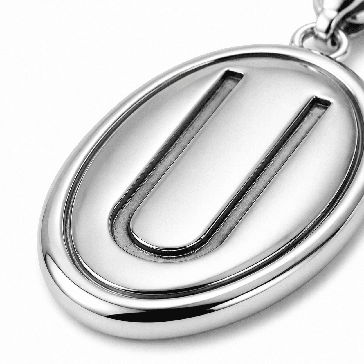 U Flow Oval Bezel Charm 3