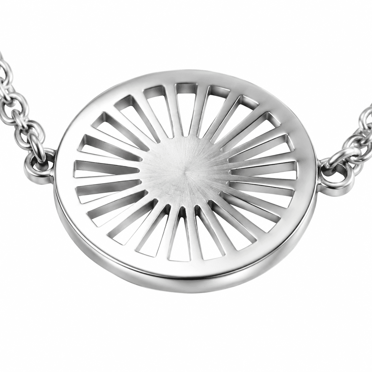 Stellar Dawn Birthstone Halo Necklace 3