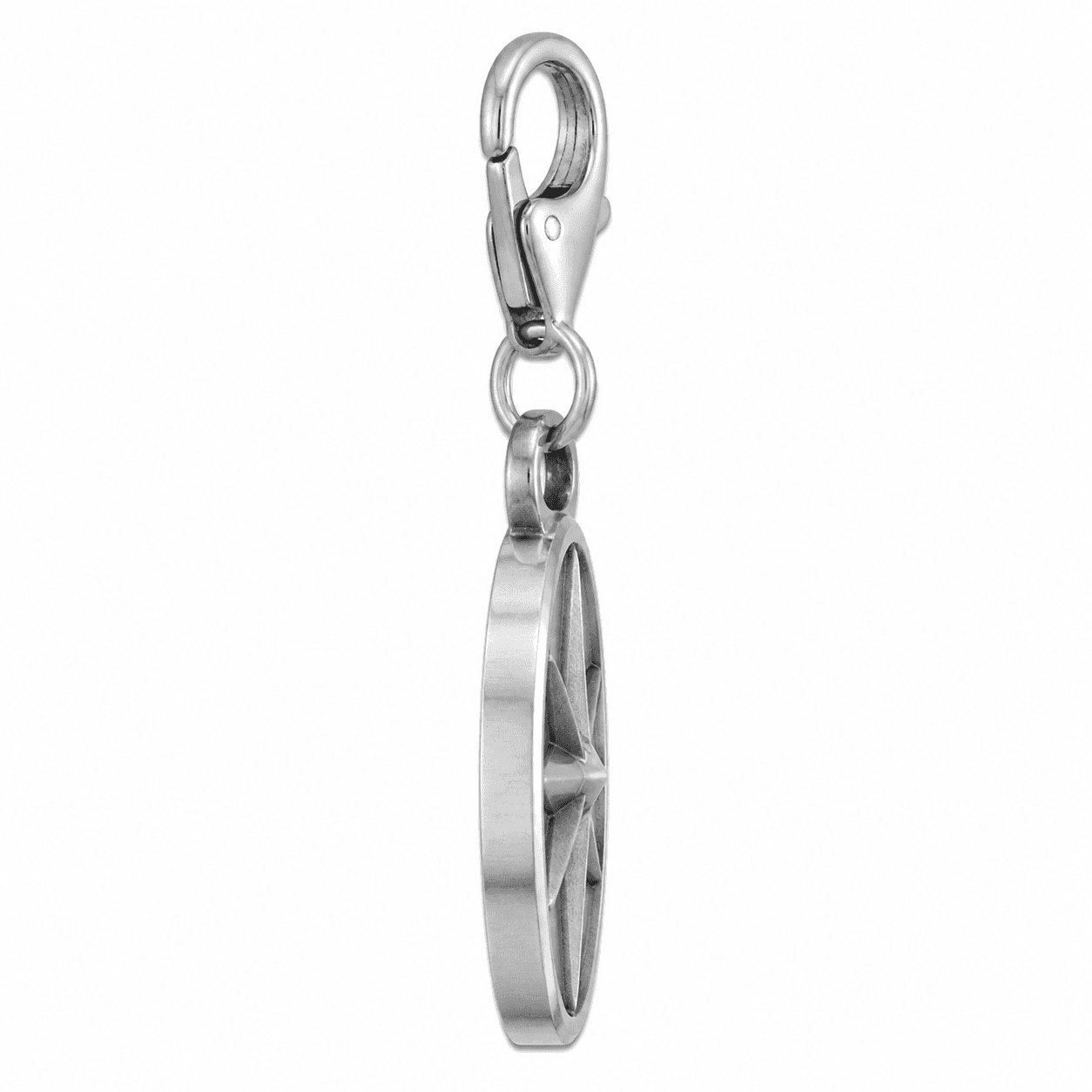 Dual Tone Hexagon Charm 316L acciaio inossidabile (8 18 mm) 2