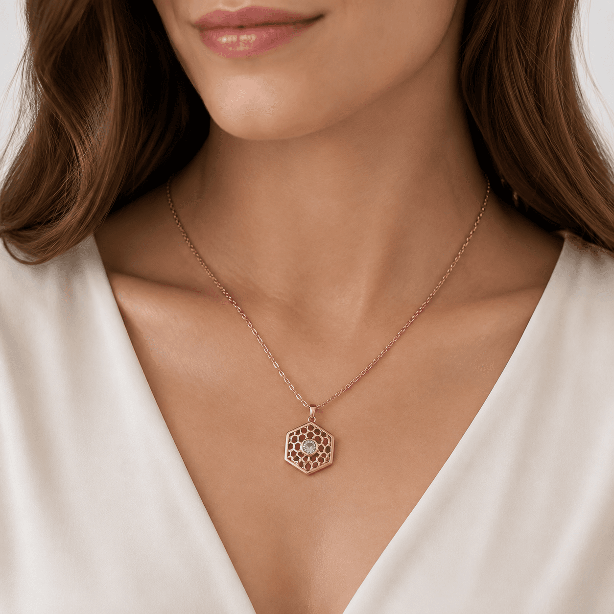 Aurora Metal Galaxy Birthstone Necklace - image 5