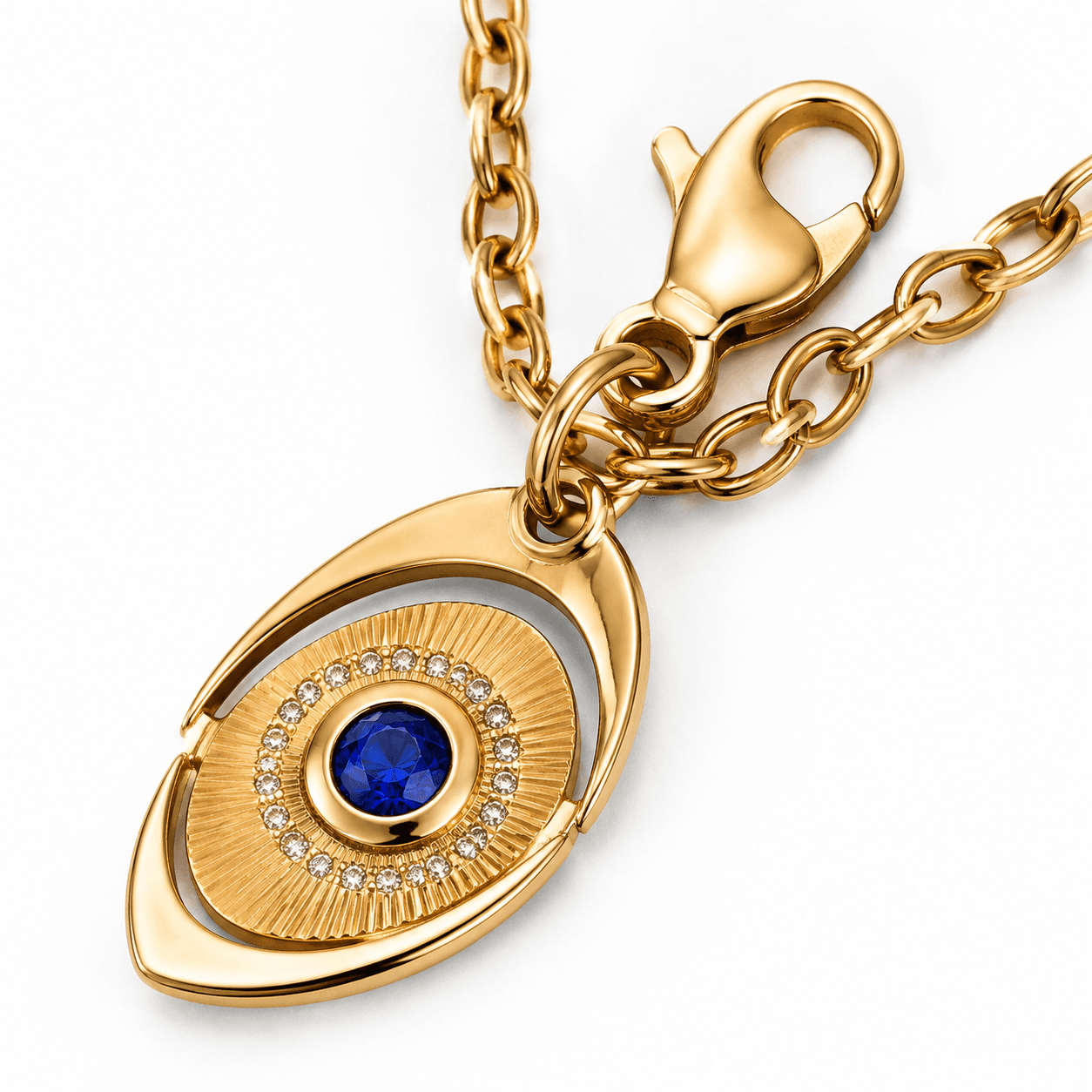 Collier en acier inoxydable Œil de Gardien de la Vague Lunaire - image 3